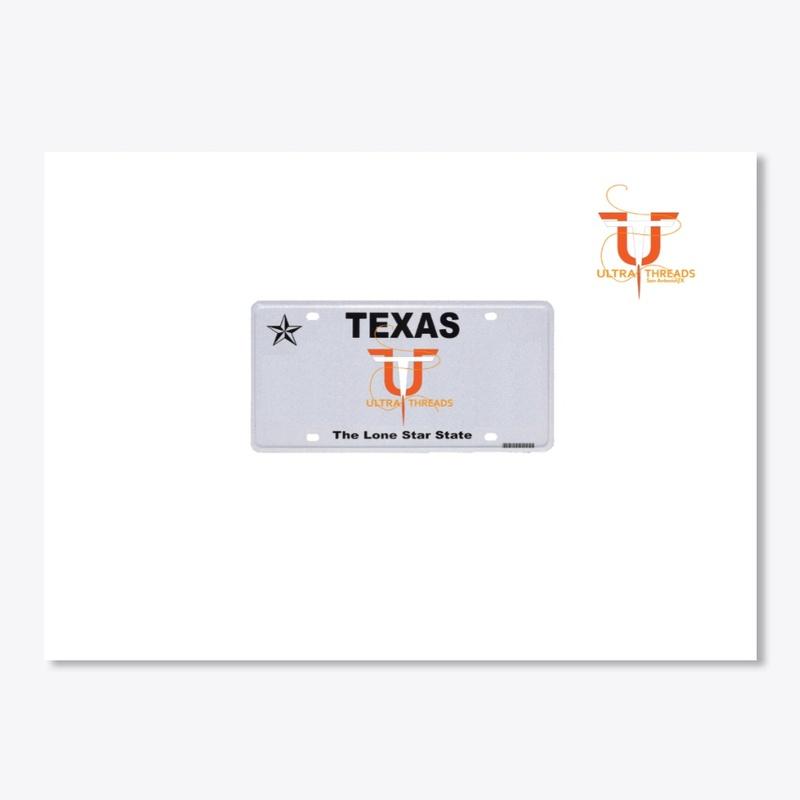 Ultra Threads License Plate